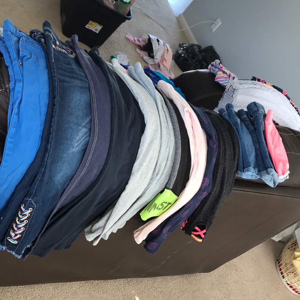 Youth girls bottoms lot - size 8